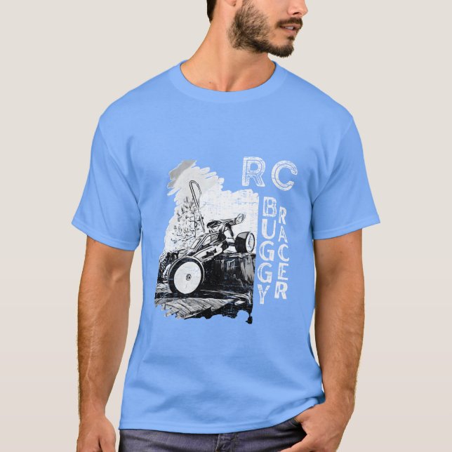 T-shirt Voitures RC Hobby Buggy Racer télécommande modèle  (Devant)