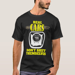 T-shirt Voitures réelles ne pas se déplacer manuel Speed C