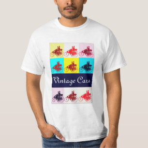 T-shirt Voitures Vintage Rassembler Pop Art