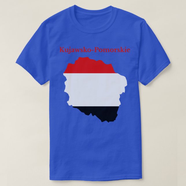 T-shirt Voïvodie de Poméranie Kuyavienne Pologne (Design devant)