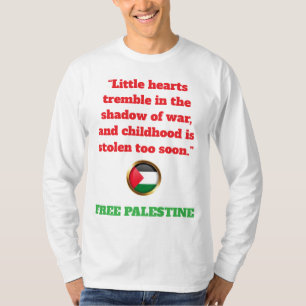 T-shirt Voix de la Palestine - L'humanité crie pour la jus