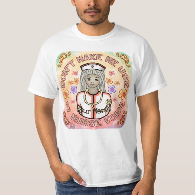 T-shirt Voix d'infirmière (Devant)
