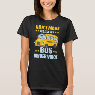 T-shirt Voix Mes pilotes de bus
