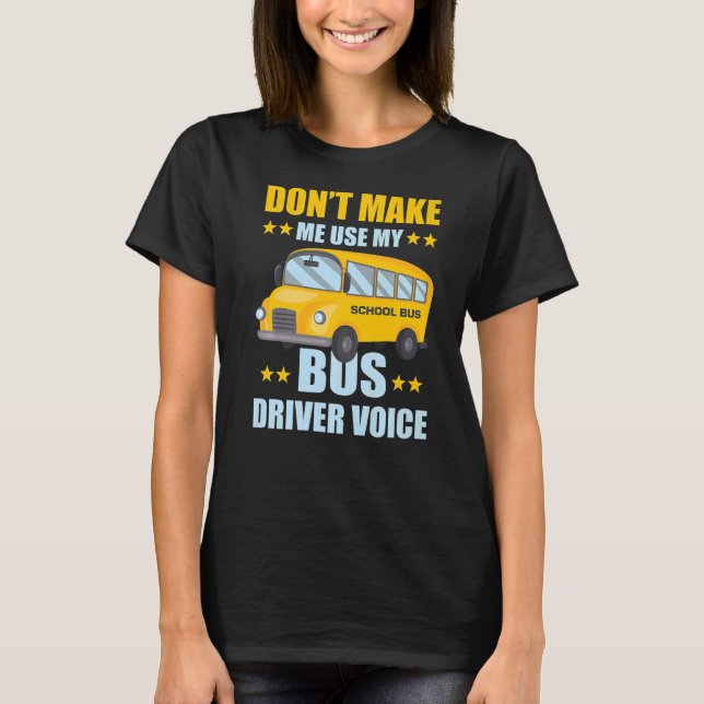 T-shirt Voix Mes pilotes de bus (Devant)