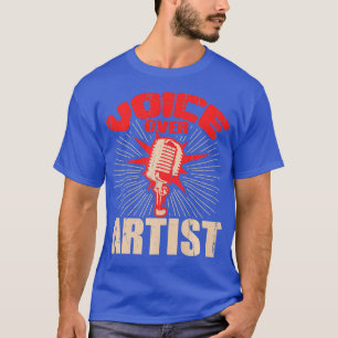 T-shirt Voix sur artiste Microphone Acteur Cadeau