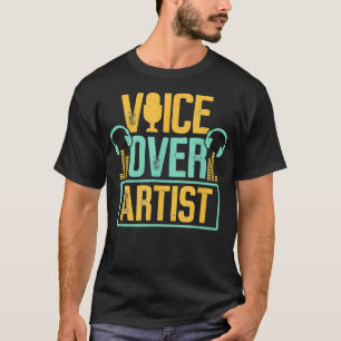 T-shirt Voix sur artiste Narrateur Voix Talents d'interpré