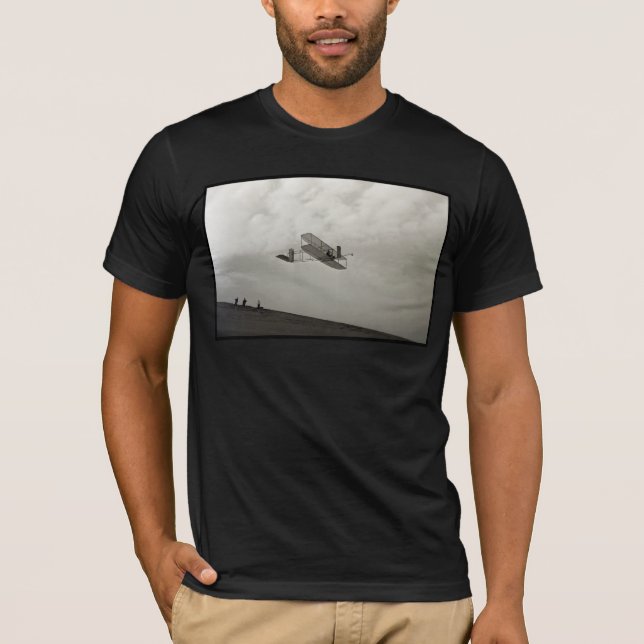 T-shirt Vol à voile Aviation Test de vol Frères Wright (Devant)