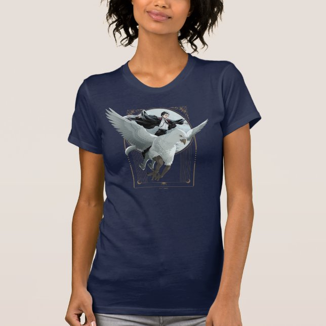 T-shirt Vol Anime HARRY POTTER™ avec Buckbeak (Devant)
