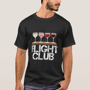 T-shirt Vol Club Vin Fomo Dégustation Vin Exemple Rose Rou