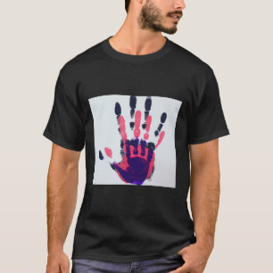 T-shirt Vol de goéland de Doigt-oiseau-Noir