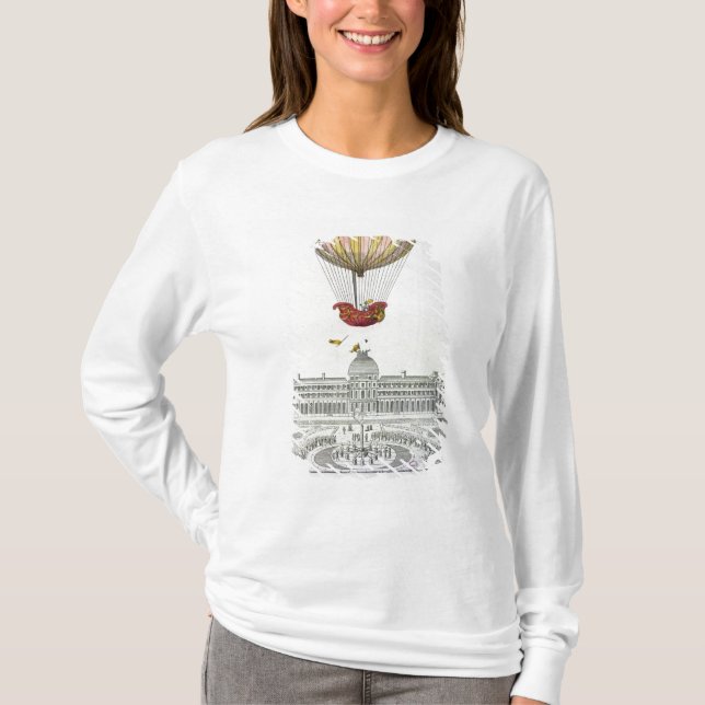 T-shirt Vol de Jacques Charles et de Nicholas Robert (Devant)