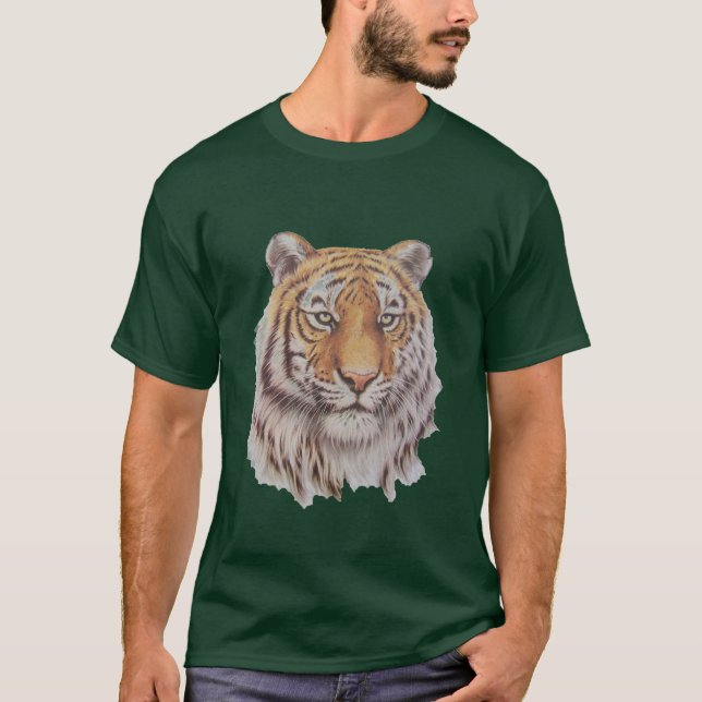 T-SHIRT VOL DE LA CHEMISE BRET DE TIGRE DU CONCHORDS (Devant)