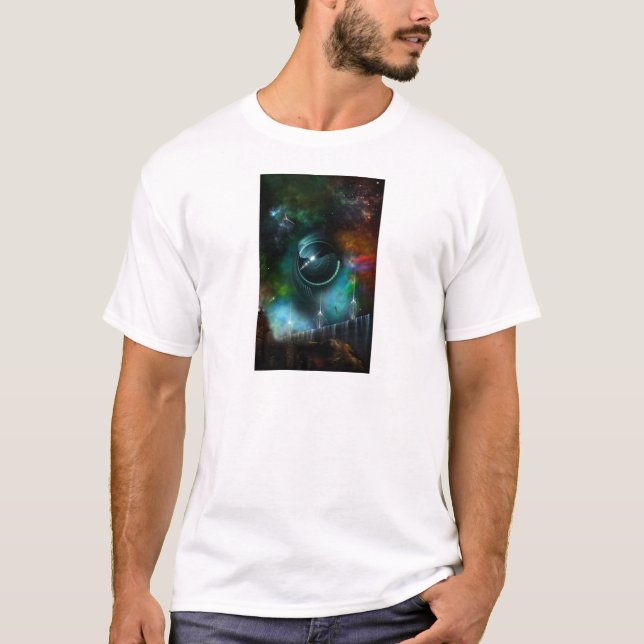 T-shirt Vol De L'Art Fractal Corbius (Devant)