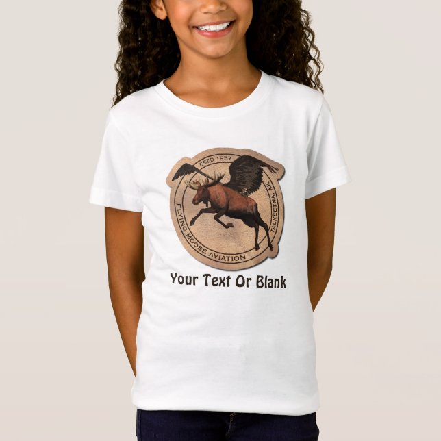 T-Shirt Vol de Moose Aviation (Devant)