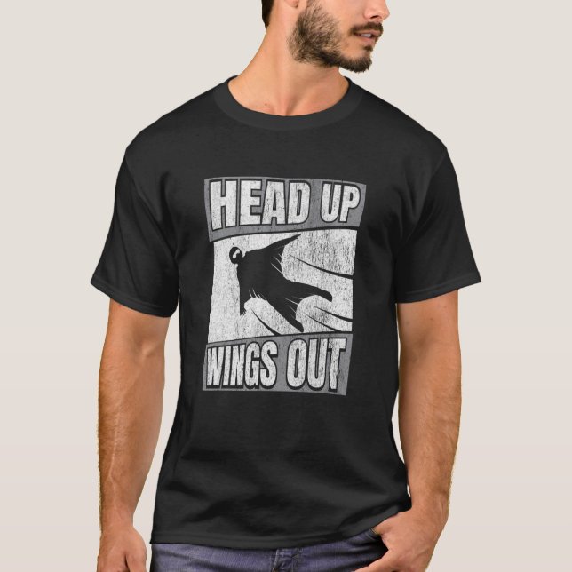 T-shirt Vol en combinaison d'ailes (Devant)