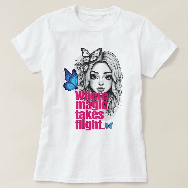 T-shirt Vol enchanté (Design devant)