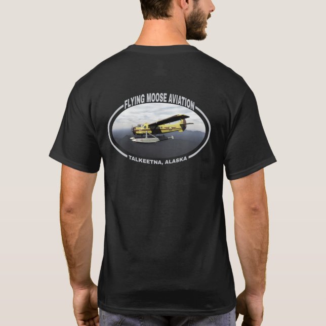 T-shirt Vol Moose Aviation de Havilland DH3-C Otter (Dos)