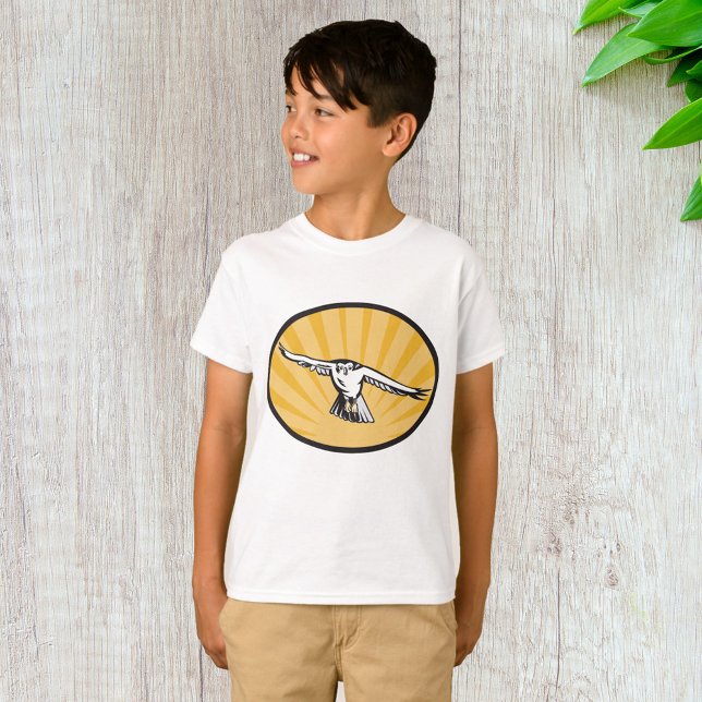 T-shirt Vol Retro Hawk (Créateur téléchargé)