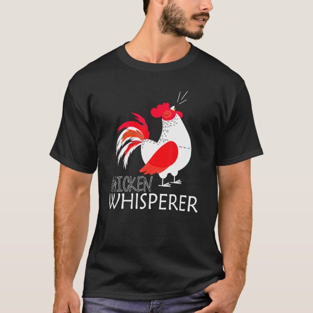 T-shirt Volaille Oiseau de ferme Animal Poulet Whisperer F (Devant)