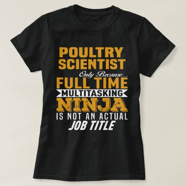 T-shirt Volaille scientifique (Design devant)