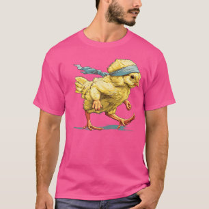 T-shirt Volailles en course avec bandeau