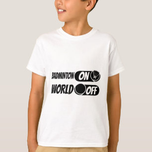 T-shirt Volant de badminton Racket - Team Badminton On Wor