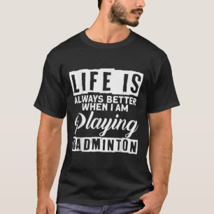 T-shirt Volant de badminton Sport Badminton Joueur Entraîn