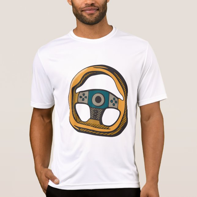 T-shirt Volant de course pour gamers (Devant)