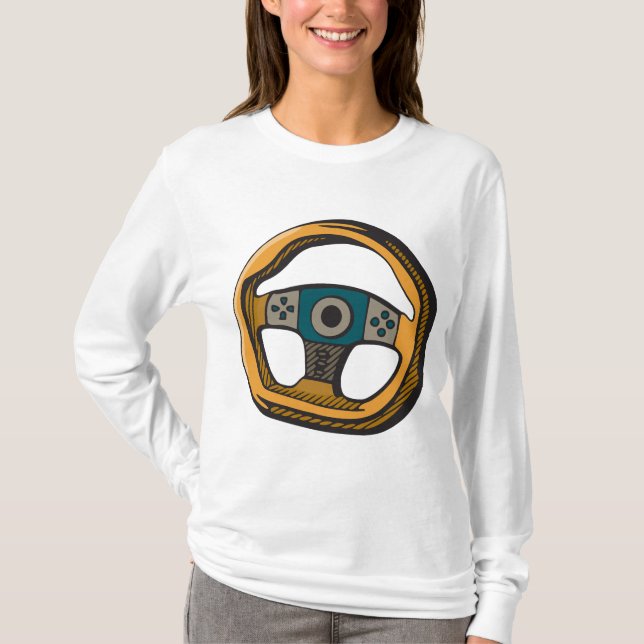 T-shirt Volant de course pour gamers (Devant)