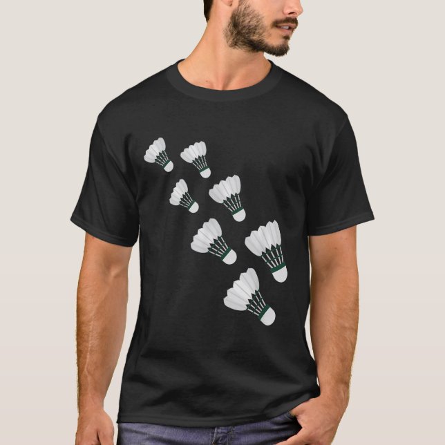T-shirt Volants de badminton volants (Devant)