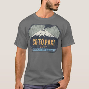 T-shirt Volcan de Cotopaxi Équateur