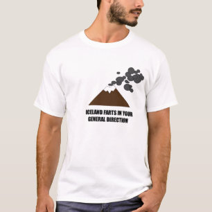T-shirt Volcan de l'Islande