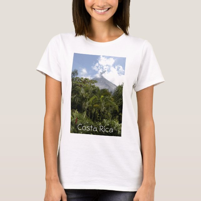 T-shirt volcano2, Costa Rica (Devant)
