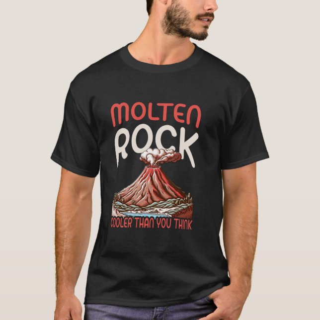 T-shirt Volcanologue Volcanologie (Devant)