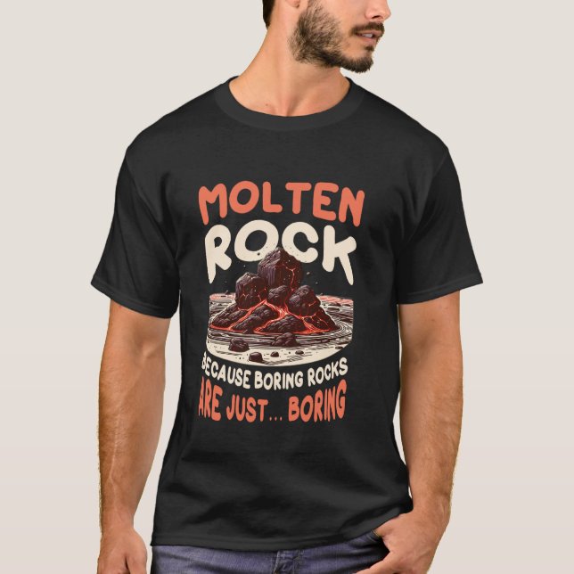 T-shirt Volcanologue Volcanologie (Devant)