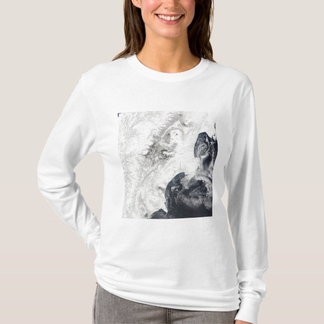 T-shirt Volcans dans la péninsule centrale du Kamchatka (Devant)