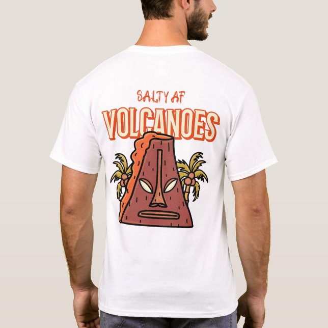 T-shirt Volcans par Salty AF (Dos)
