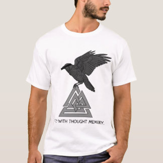 T-shirt Voler avec la pensée et la mémoire - Ravens & Valk