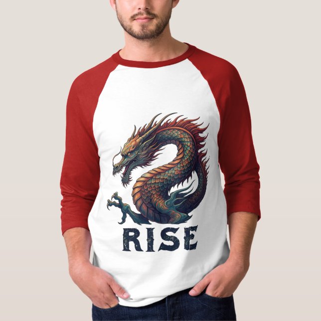 T-shirt Voler avec le Dragon (Devant)