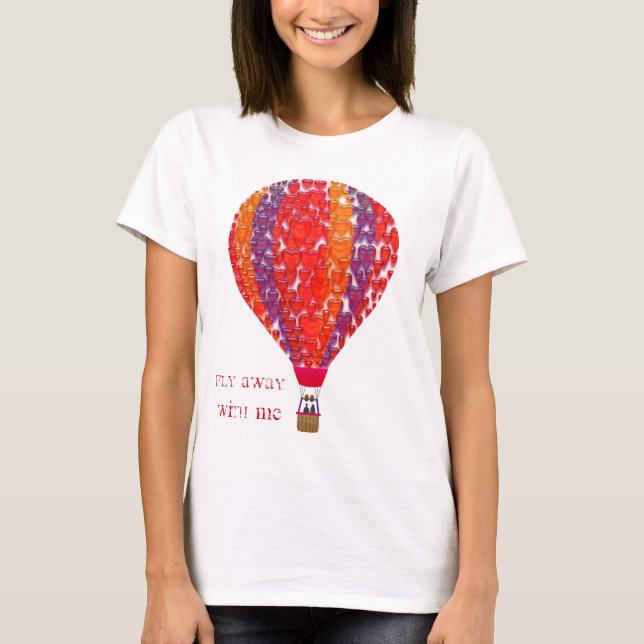 T-shirt Voler avec moi ballon (Devant)