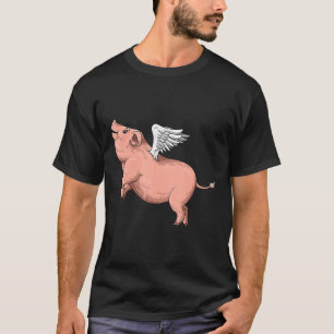 T-shirt Voler Cochon Avec Ailes Voler Cochon Amateurs