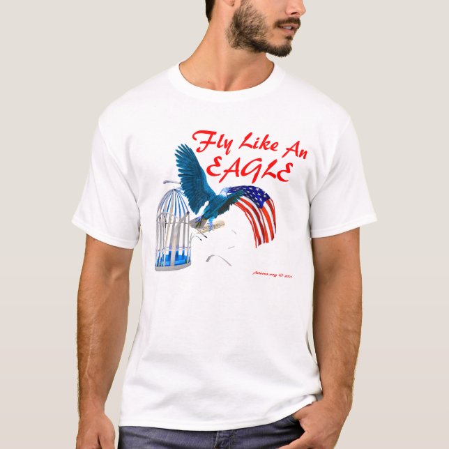 T-shirt Voler Comme Un Aigle (Devant)