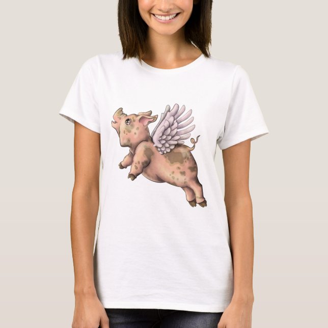 T-shirt Voler des cochons (Devant)