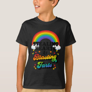 T-shirt Voler des cœurs et éclater des pets drôle de Saint
