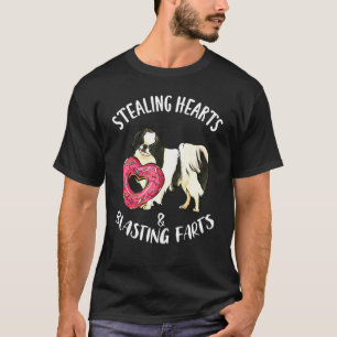 T-shirt Voler des cœurs exploser des pets Chin japonais Va