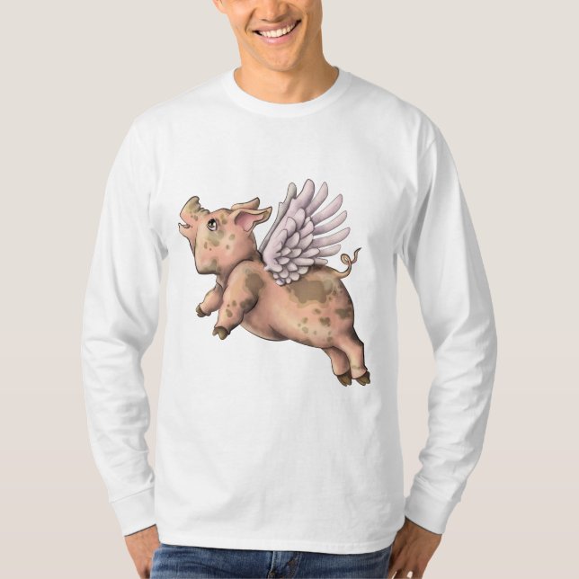 T-shirt Voler des porcs (Devant)