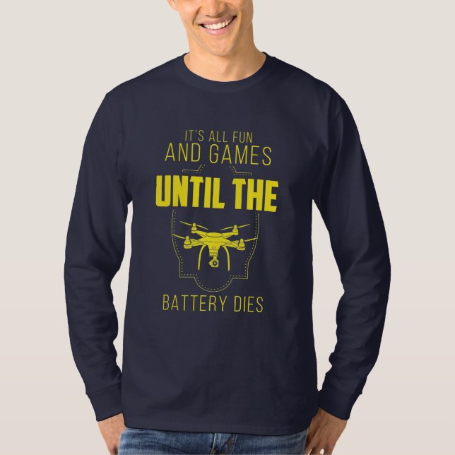 T-shirt Voler Drone Est Mon Jeu (Devant)
