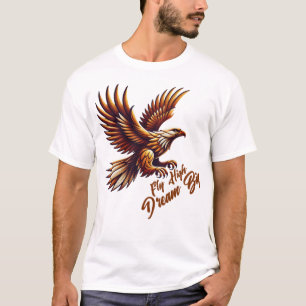 T-shirt Voler haut, rêve grand - Aigle Royal Inspirationne