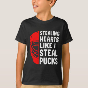 T-shirt Voler le cœur comme je vole des rondelles Saint-Va