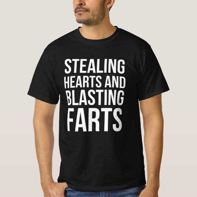 T-shirt Voler les coeurs et les pains de l'ébullition Papa (Devant)